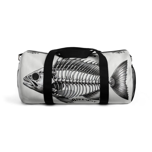 BokeyCat Bones Duffel Bag, Gym Bag, Fishing Gear Bag