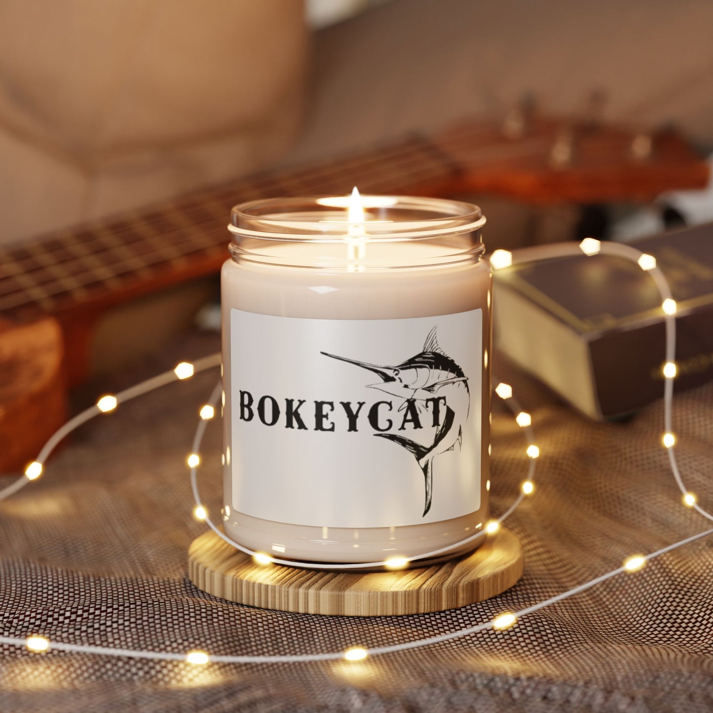 BokeyCat Scented Soy Candle, 9oz