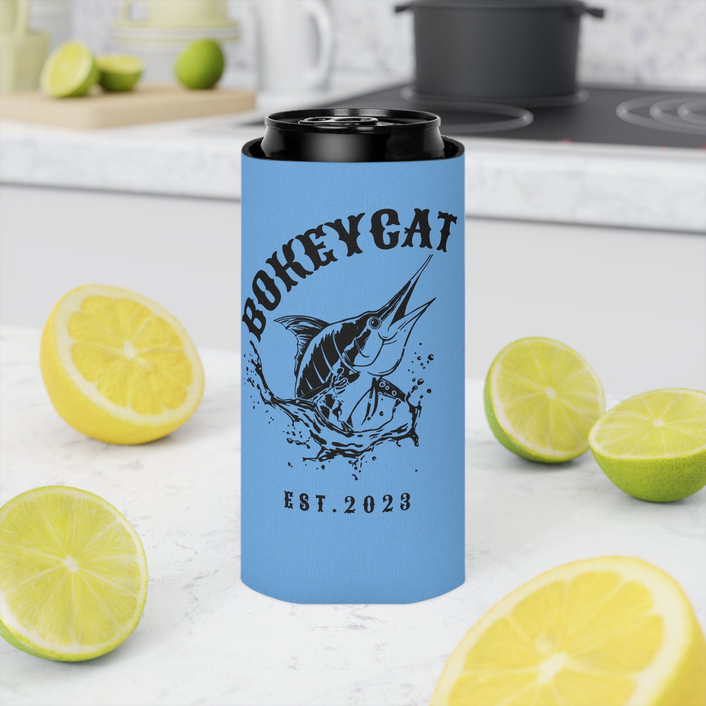 BokeyCat Can Cooler