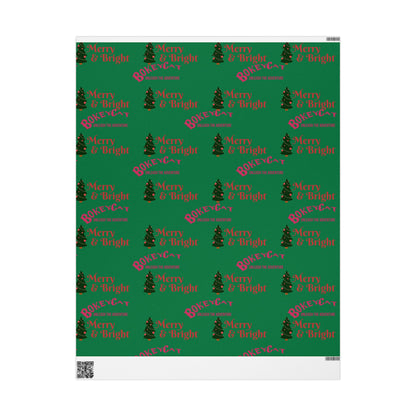 BokeyCat  Christmas Wrapping Paper