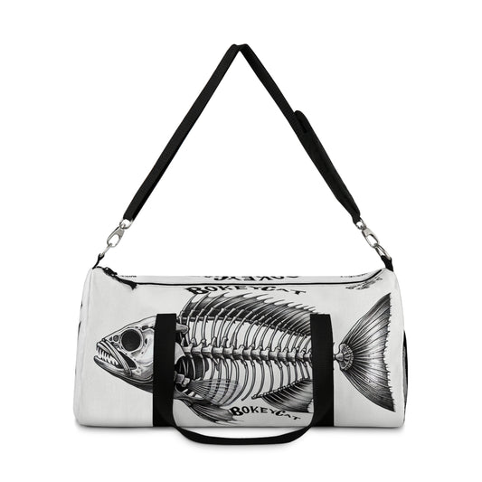 BokeyCat Bones Duffel Bag, Gym Bag, Fishing Gear Bag
