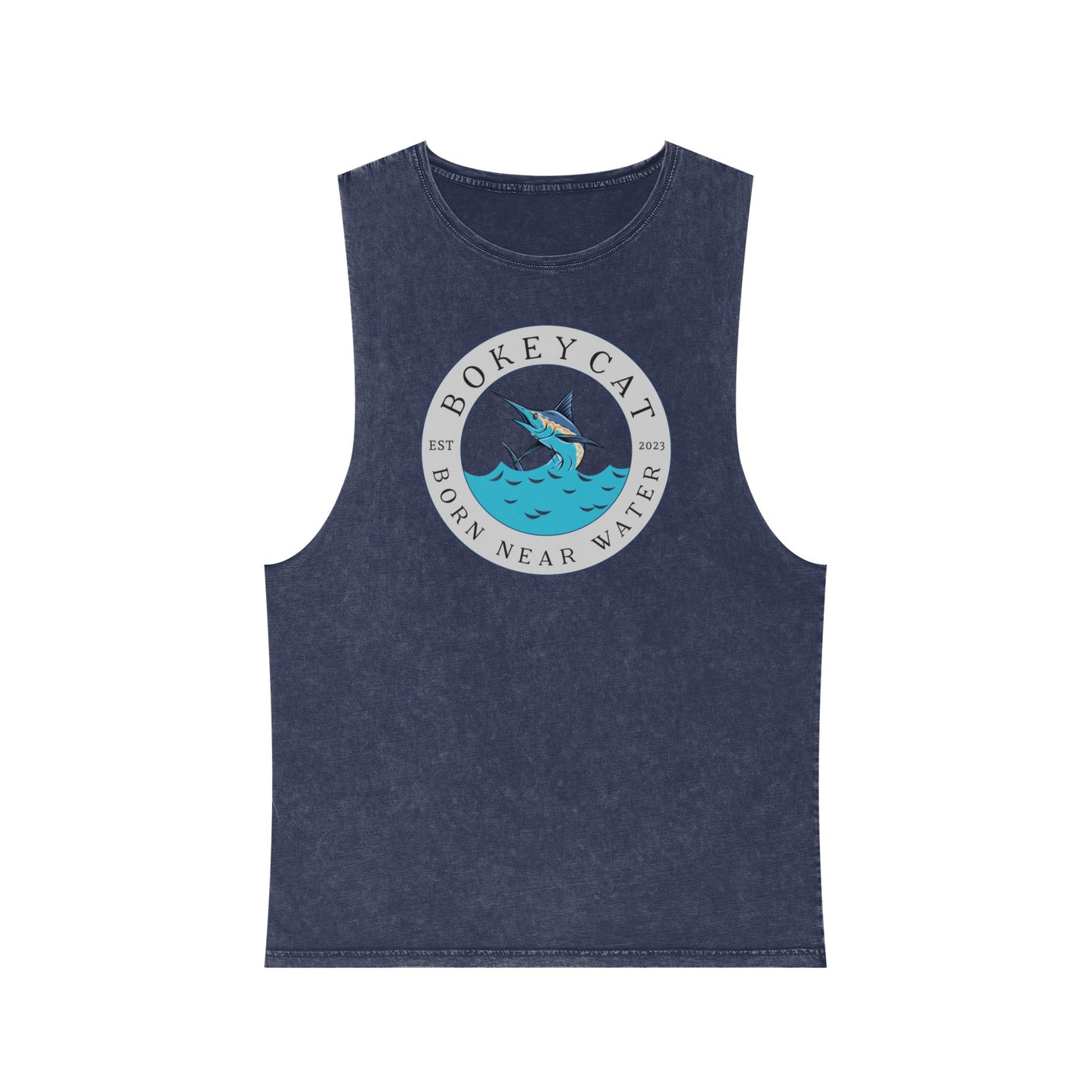 BokeyCat Unisex Stonewash Tank Top
