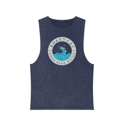 BokeyCat Unisex Stonewash Tank Top