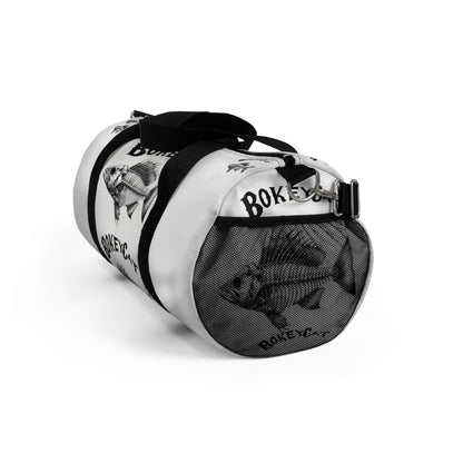 BokeyCat Fish Skeleton Duffel Bag | Gym Travel Luggage, Fishing Gear Bag,