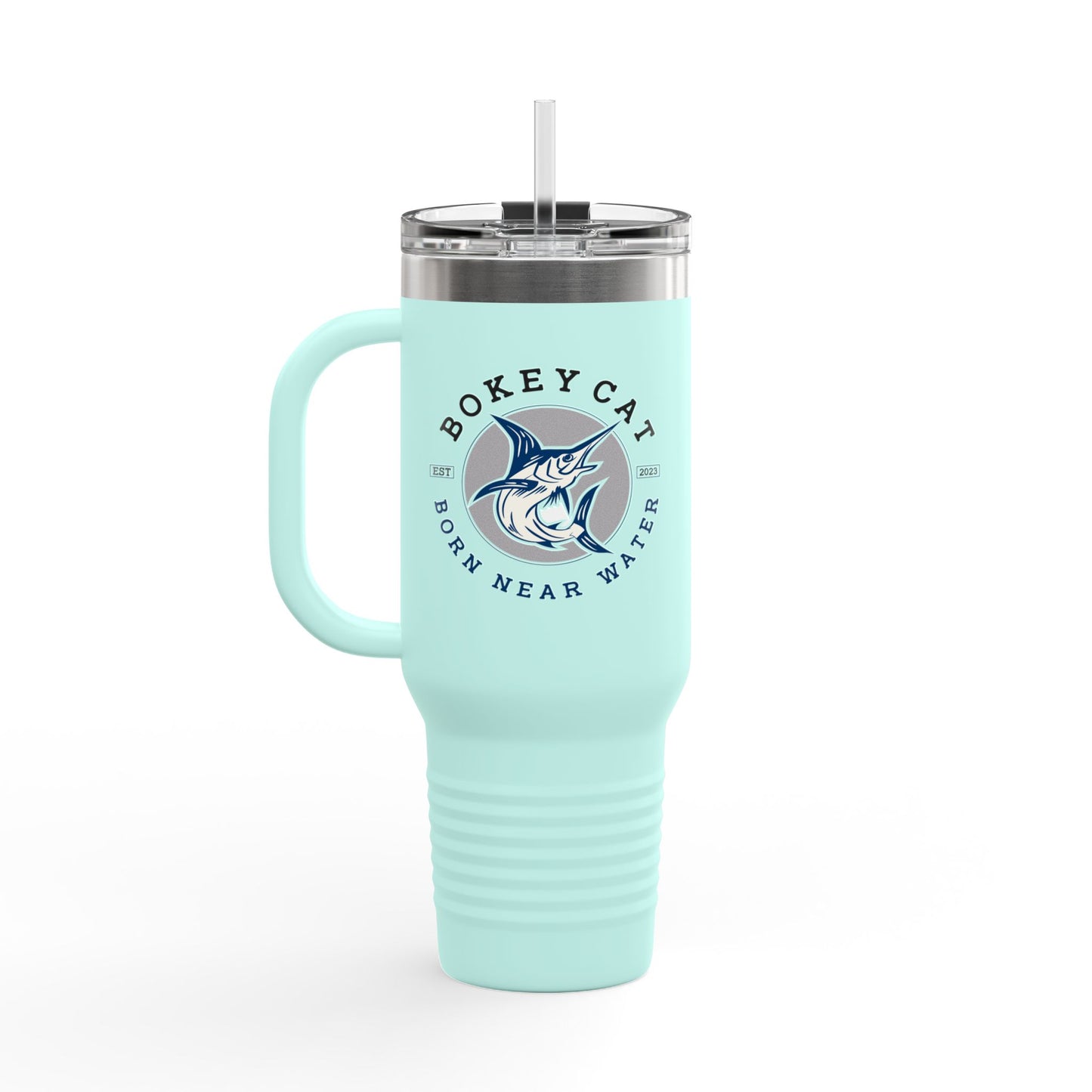 BokeyCat Insulated Travel Mug, 40oz