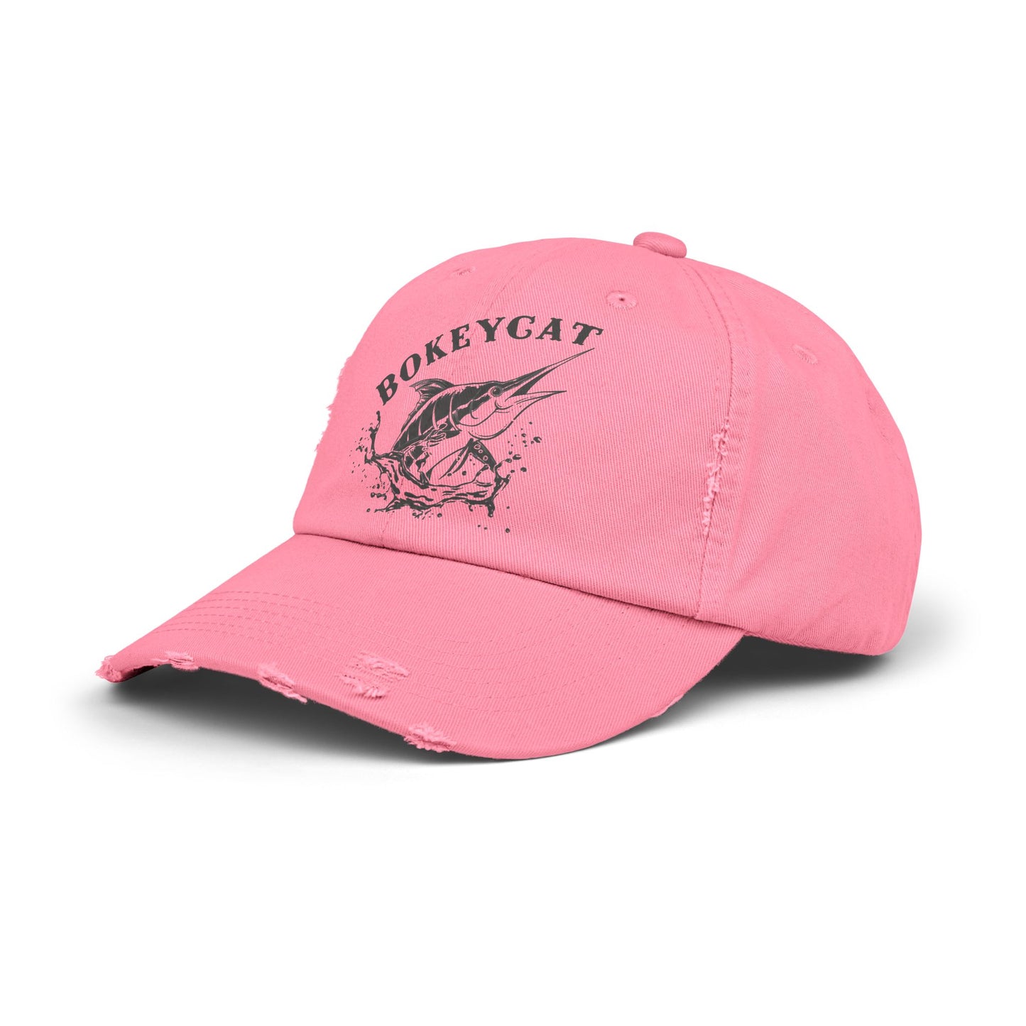 BokeyCat Unisex Distressed Cap