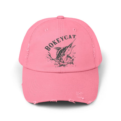 BokeyCat Unisex Distressed Cap