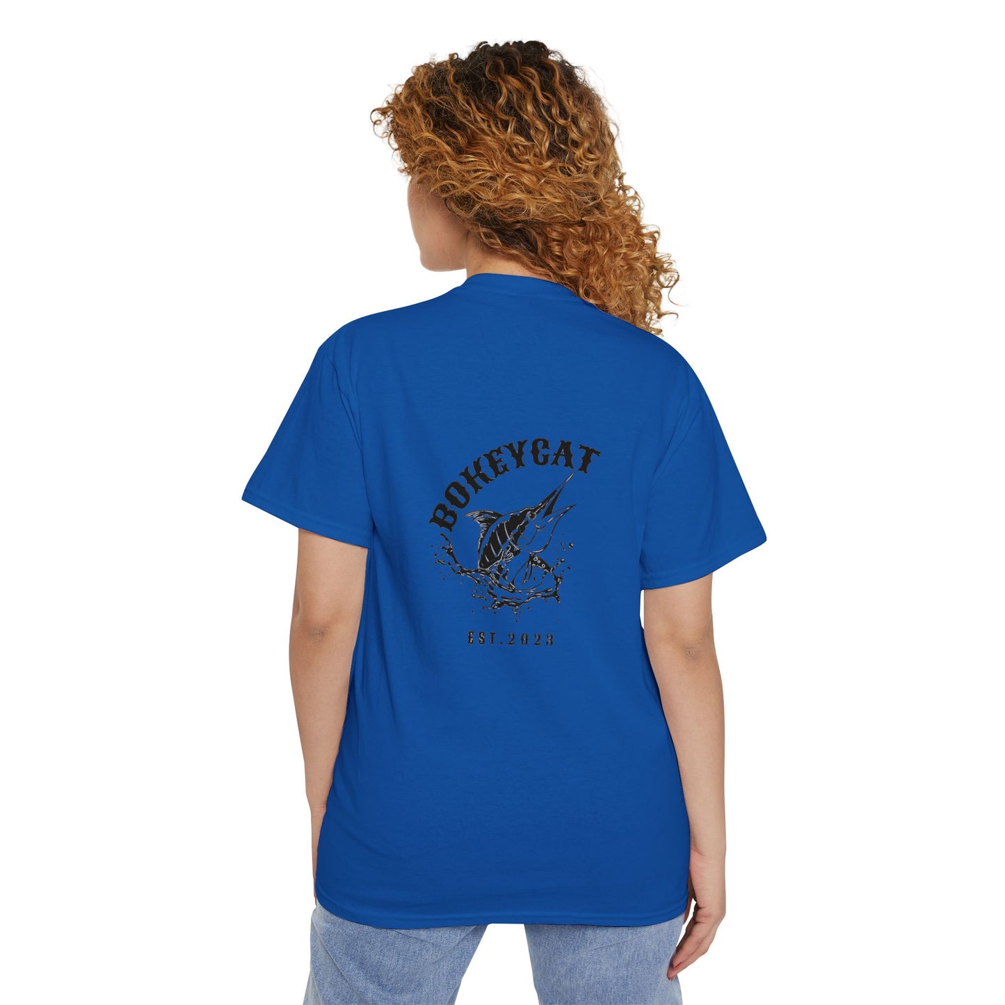 BokeyCat Unisex Heavy Cotton Pocket Tee