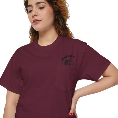 BokeyCat Unisex Heavy Cotton Pocket Tee