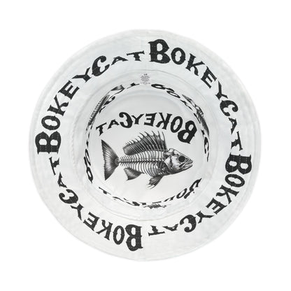 BokeyCat Bones Bucket Hat. Price reduced to offset shipping cost.