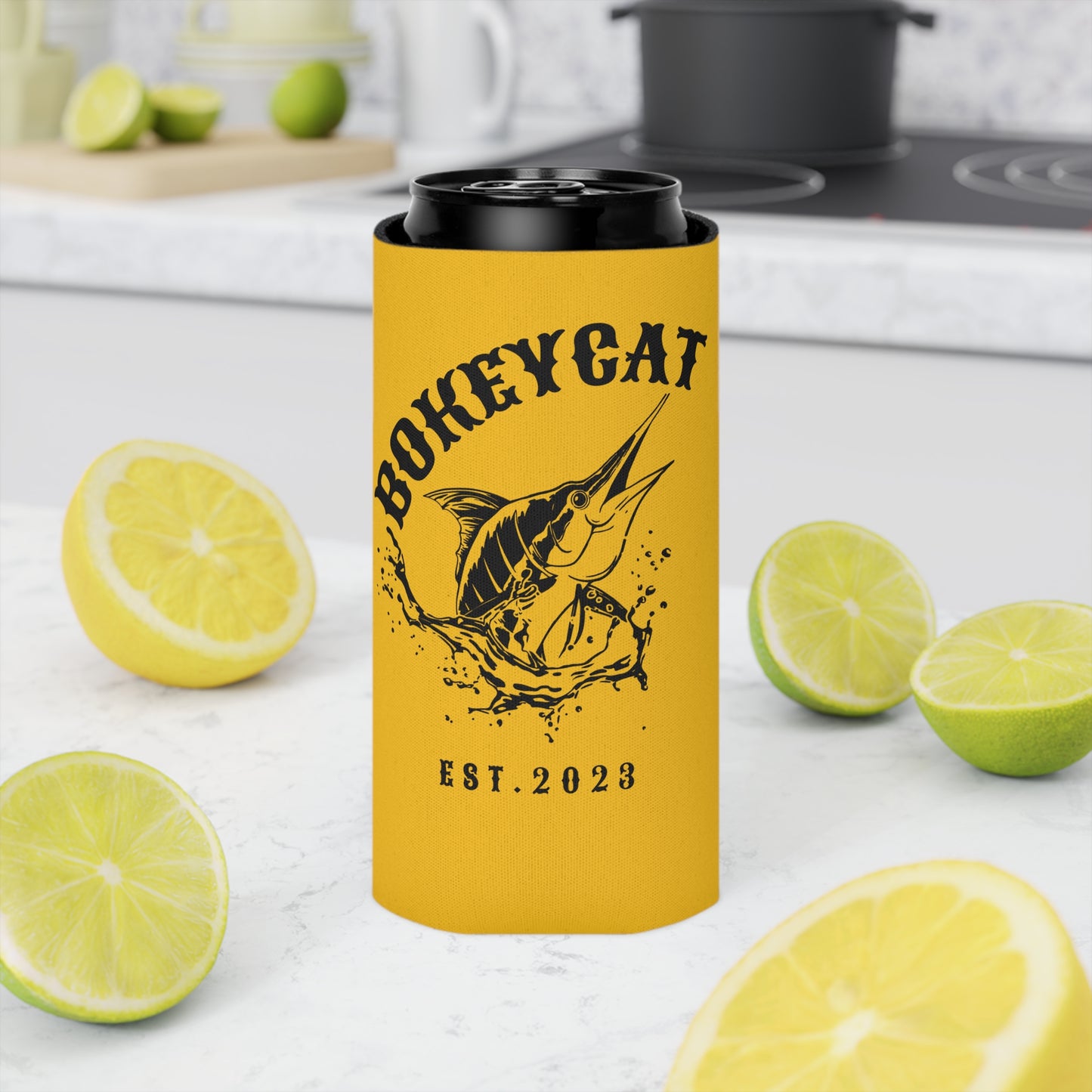 BokeyCat Can Cooler