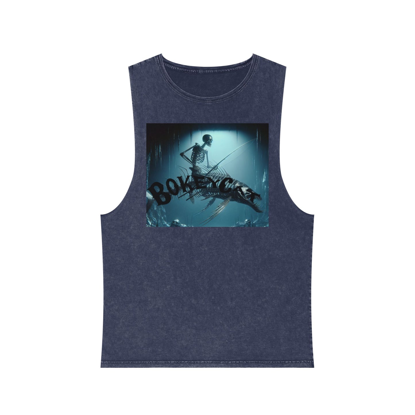 BokeyCat Unisex Stonewash Tank Top