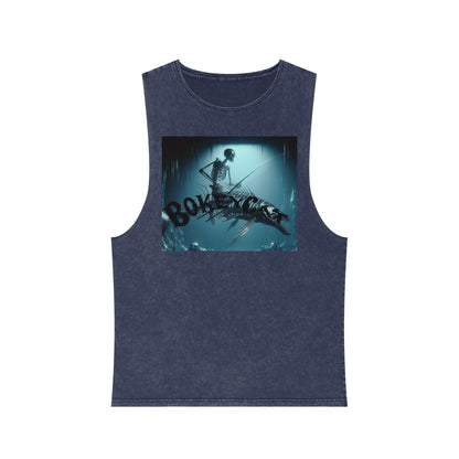 BokeyCat Unisex Stonewash Tank Top