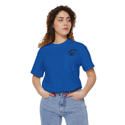 BokeyCat Unisex Heavy Cotton Pocket Tee