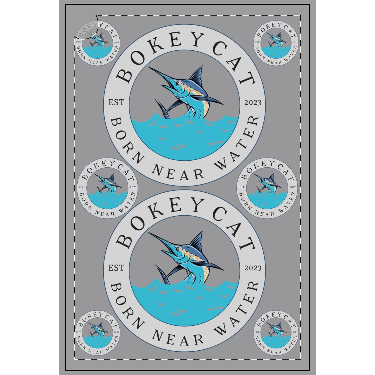 BokeyCat Golf Towel