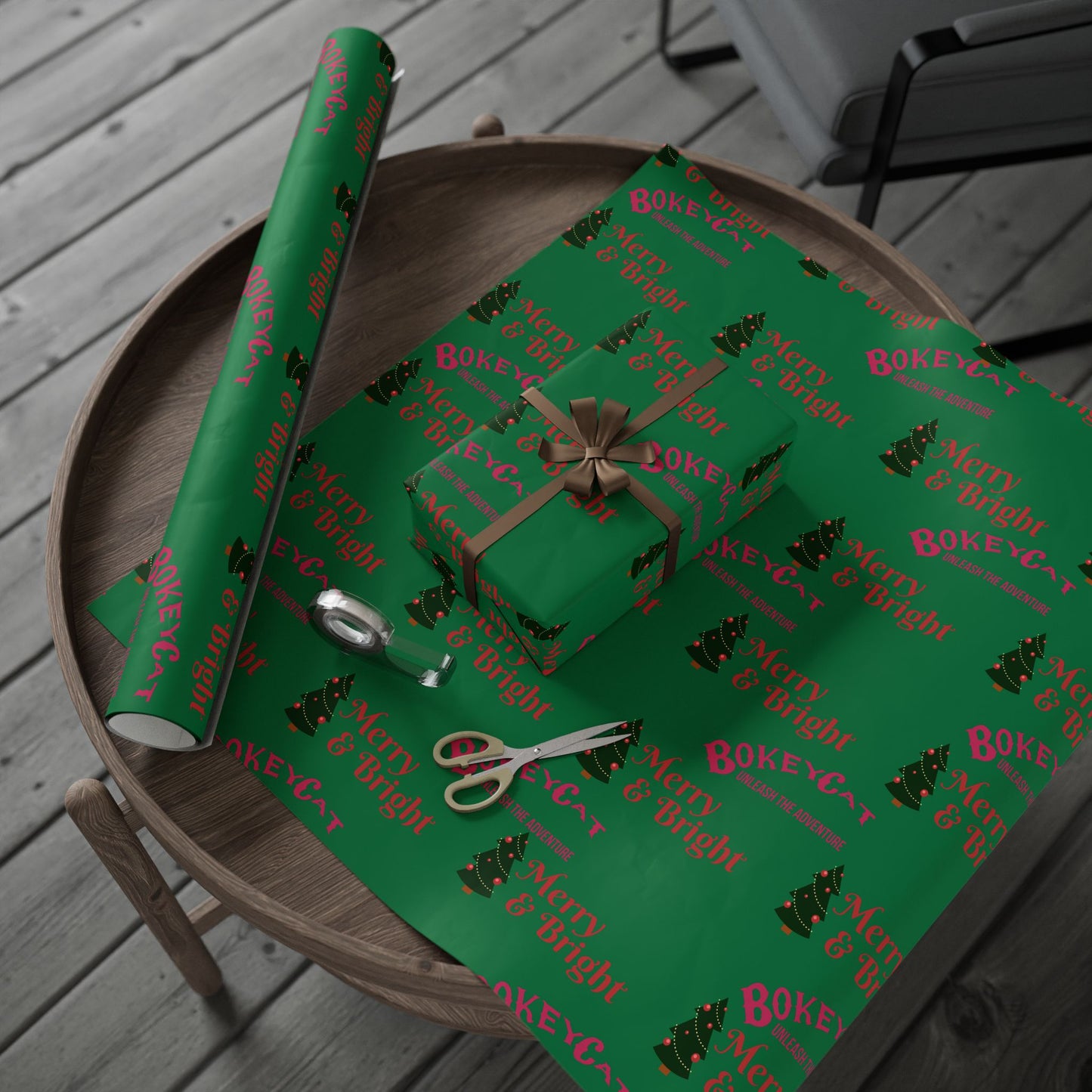 BokeyCat  Christmas Wrapping Paper