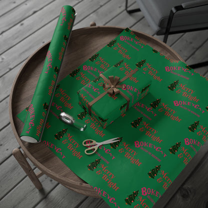 BokeyCat  Christmas Wrapping Paper