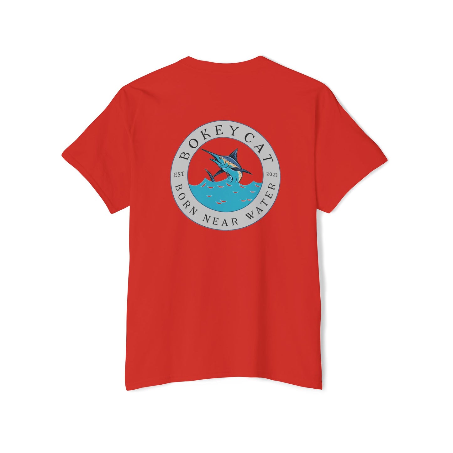 BokeyCat Unisex Heavy Cotton Pocket Tee