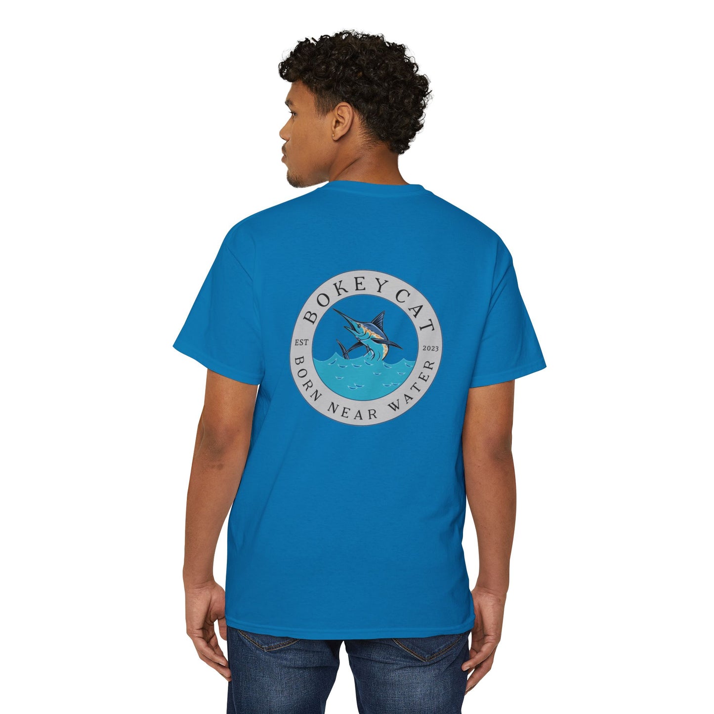 BokeyCat Unisex Heavy Cotton Pocket Tee