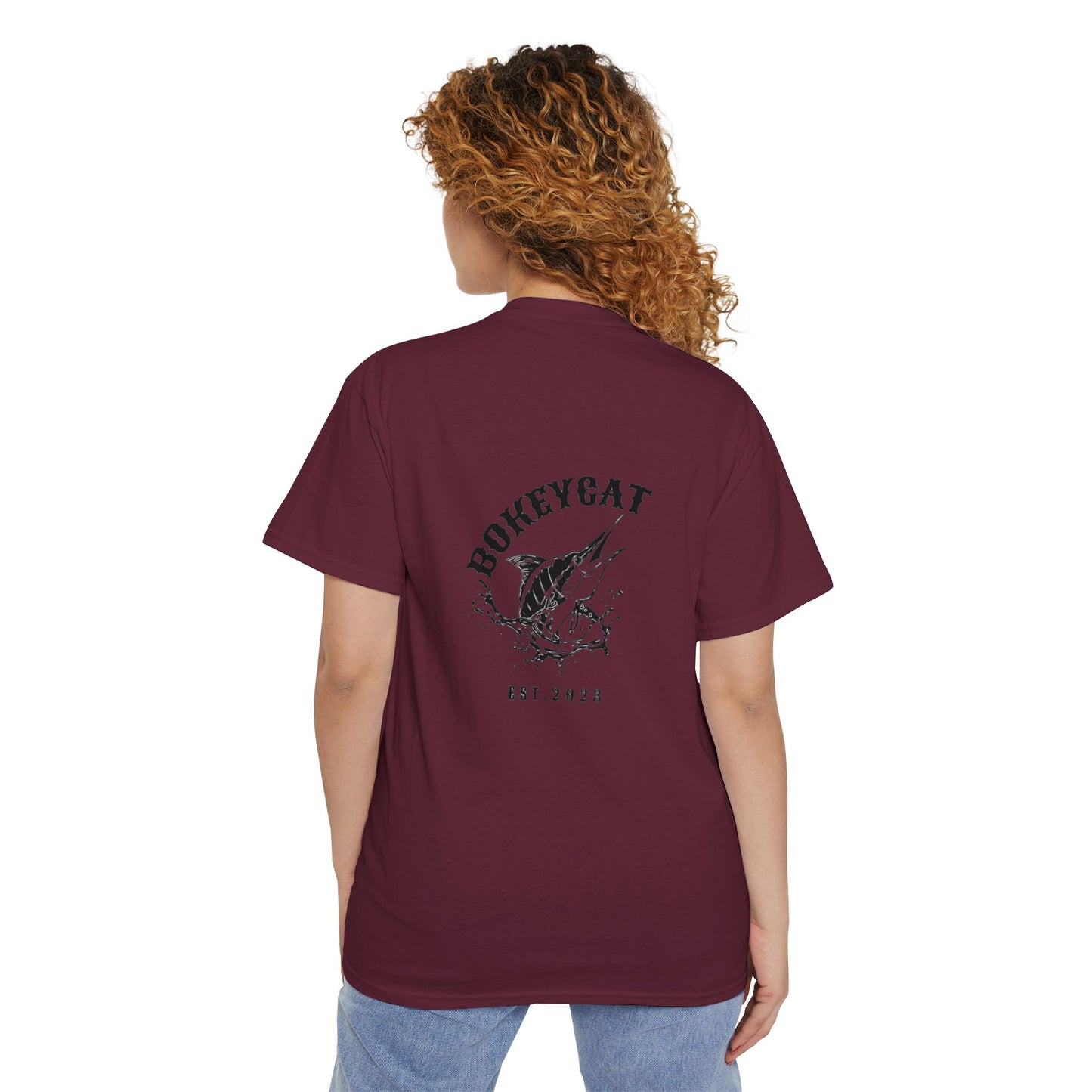 BokeyCat Unisex Heavy Cotton Pocket Tee