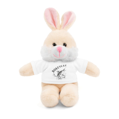 BokeyCat Stuffed Animals w Tee Shirt