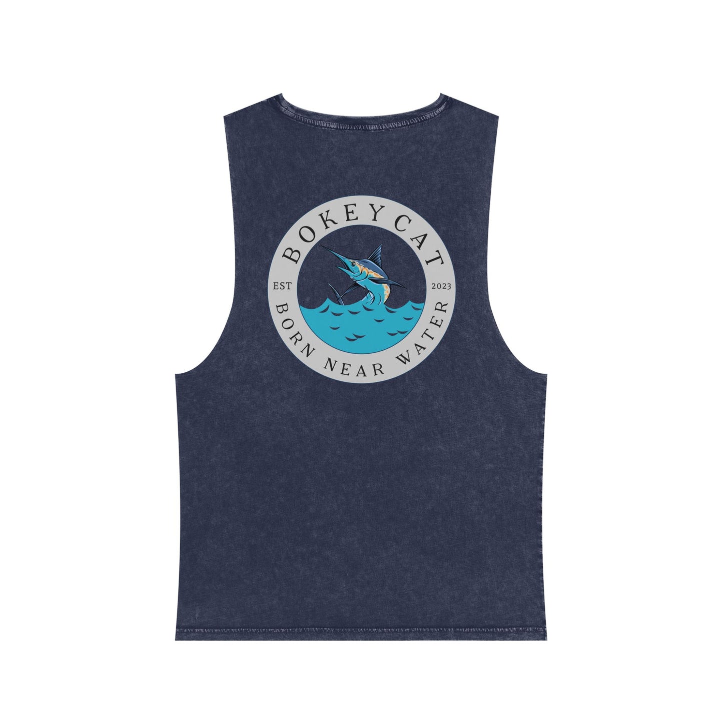 BokeyCat Unisex Stonewash Tank Top