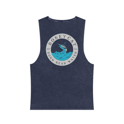 BokeyCat Unisex Stonewash Tank Top