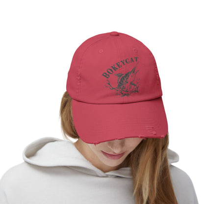 BokeyCat Unisex Distressed Cap