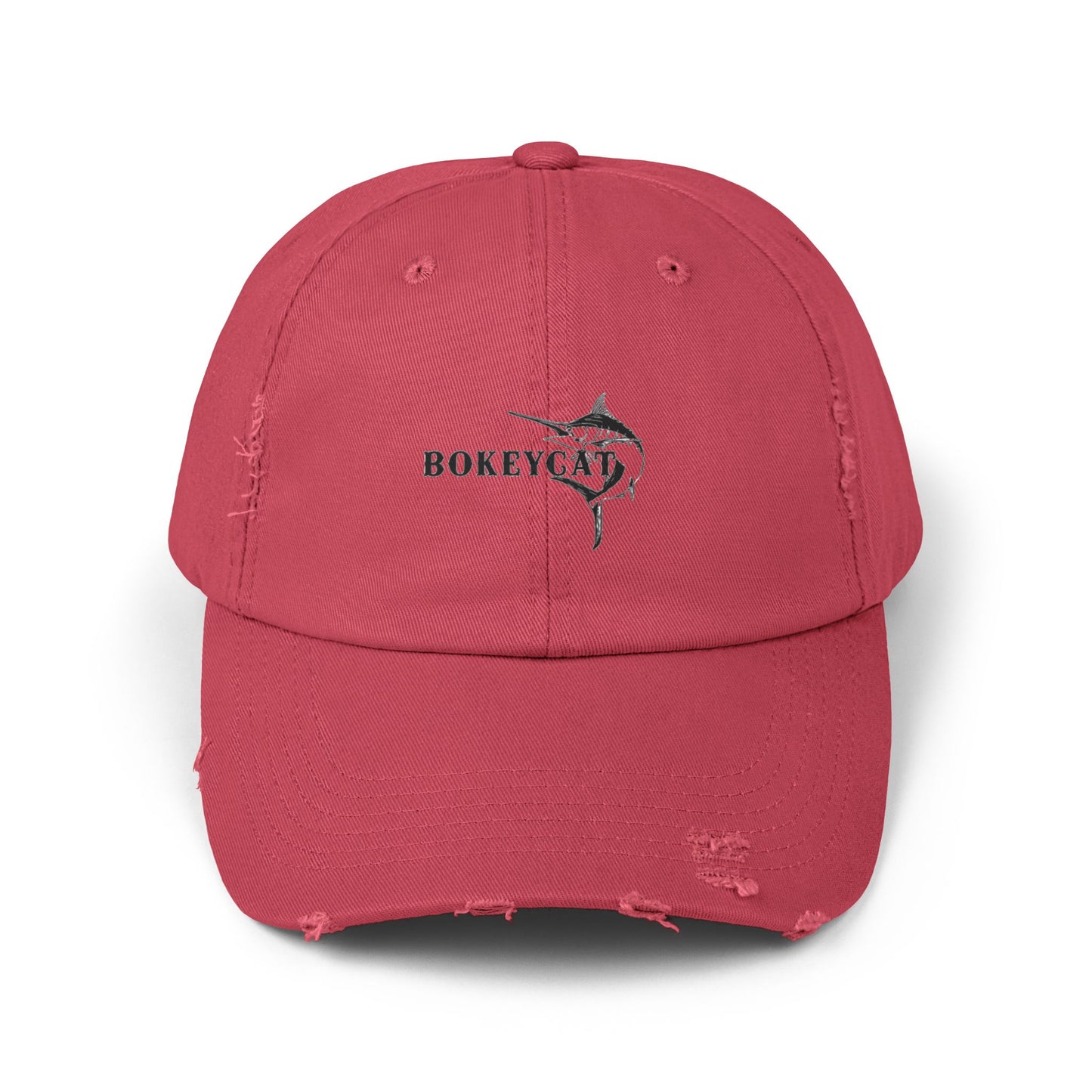 BokeyCat Unisex Distressed Cap