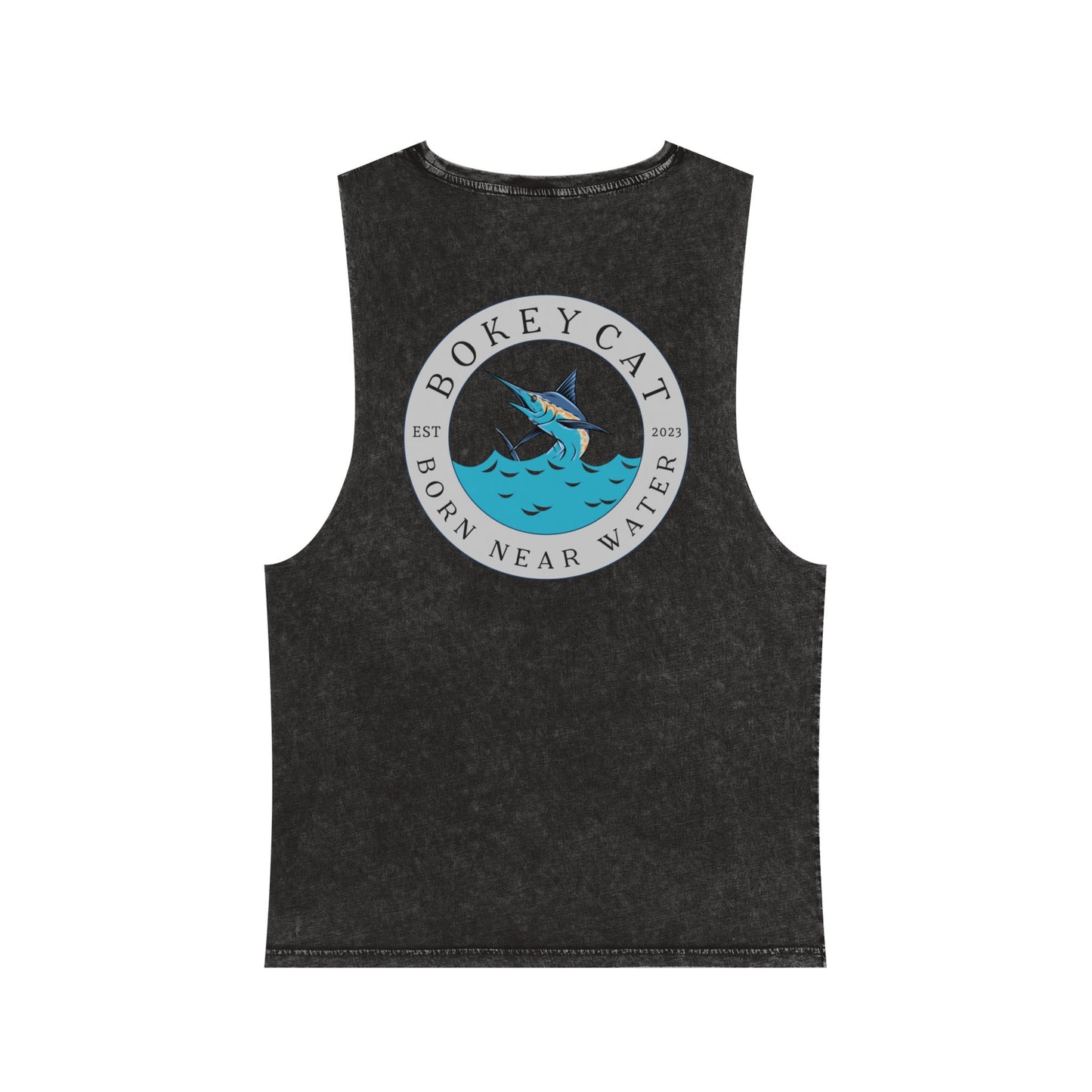 BokeyCat Unisex Stonewash Tank Top