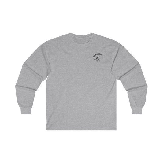 BokeyCat  Ultra Cotton Long Sleeve Tee.