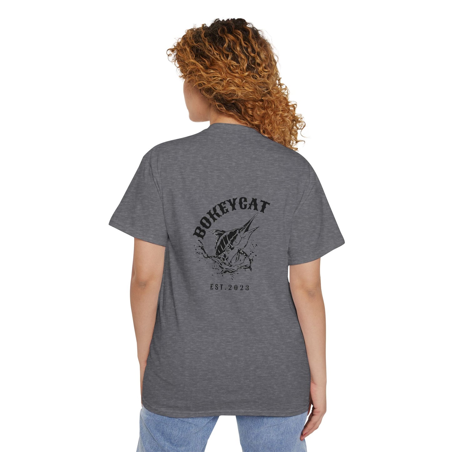 BokeyCat Unisex Heavy Cotton Pocket Tee