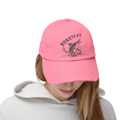 BokeyCat Unisex Distressed Cap