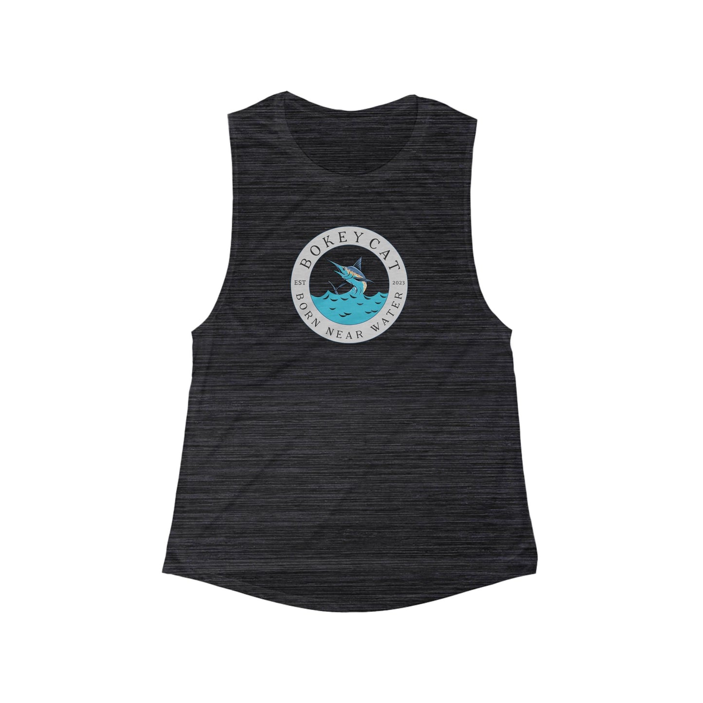 Bokeycat Flowy Muscle Tank Top for Women