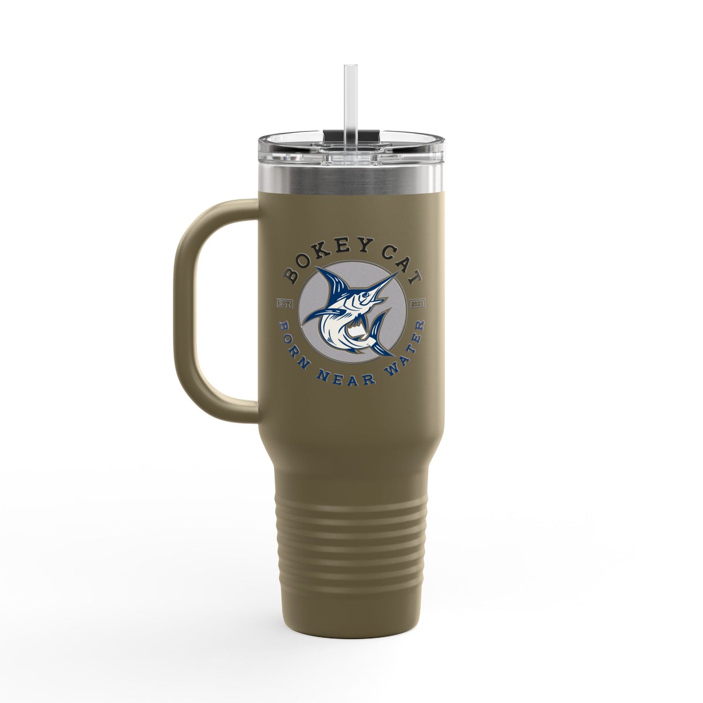 BokeyCat Insulated Travel Mug, 40oz