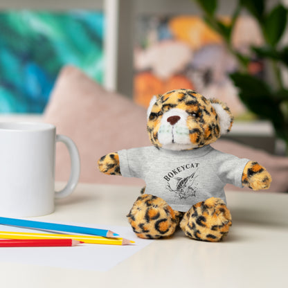BokeyCat Stuffed Animals w Tee Shirt