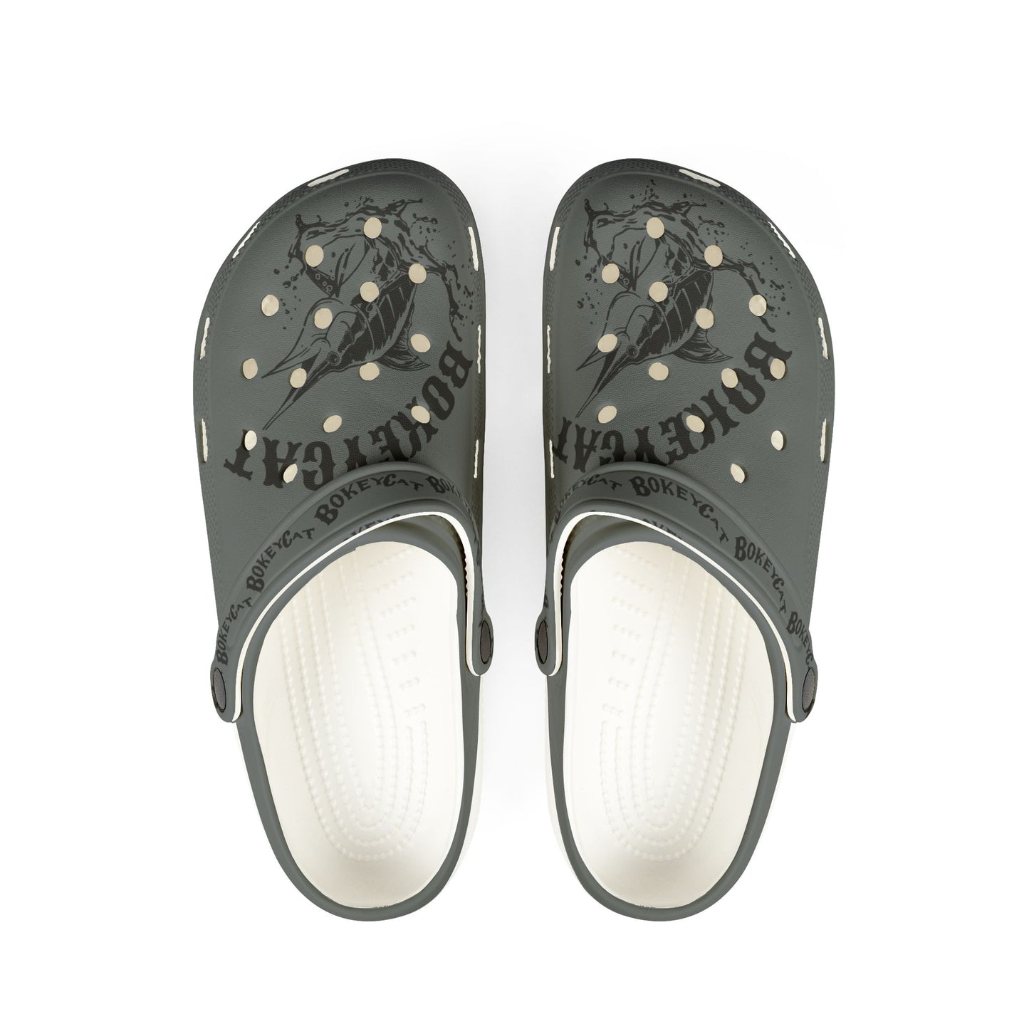 BokeyCat Crocs.  Foam Rubber