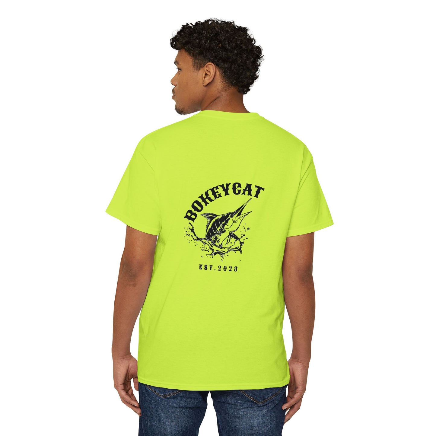 BokeyCat Unisex Heavy Cotton Pocket Tee