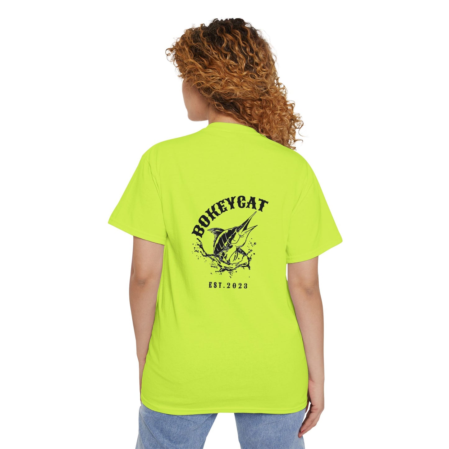 BokeyCat Unisex Heavy Cotton Pocket Tee