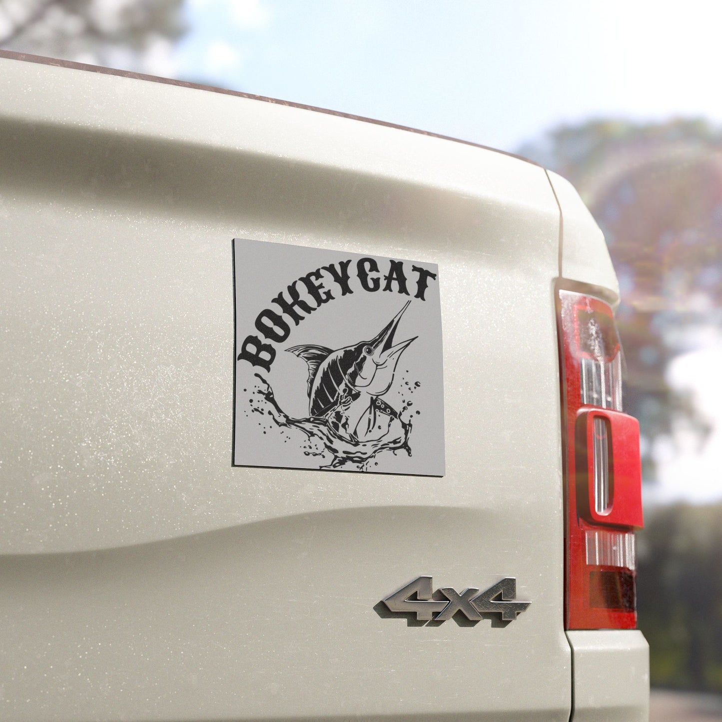 BokeyCat Car Magnet