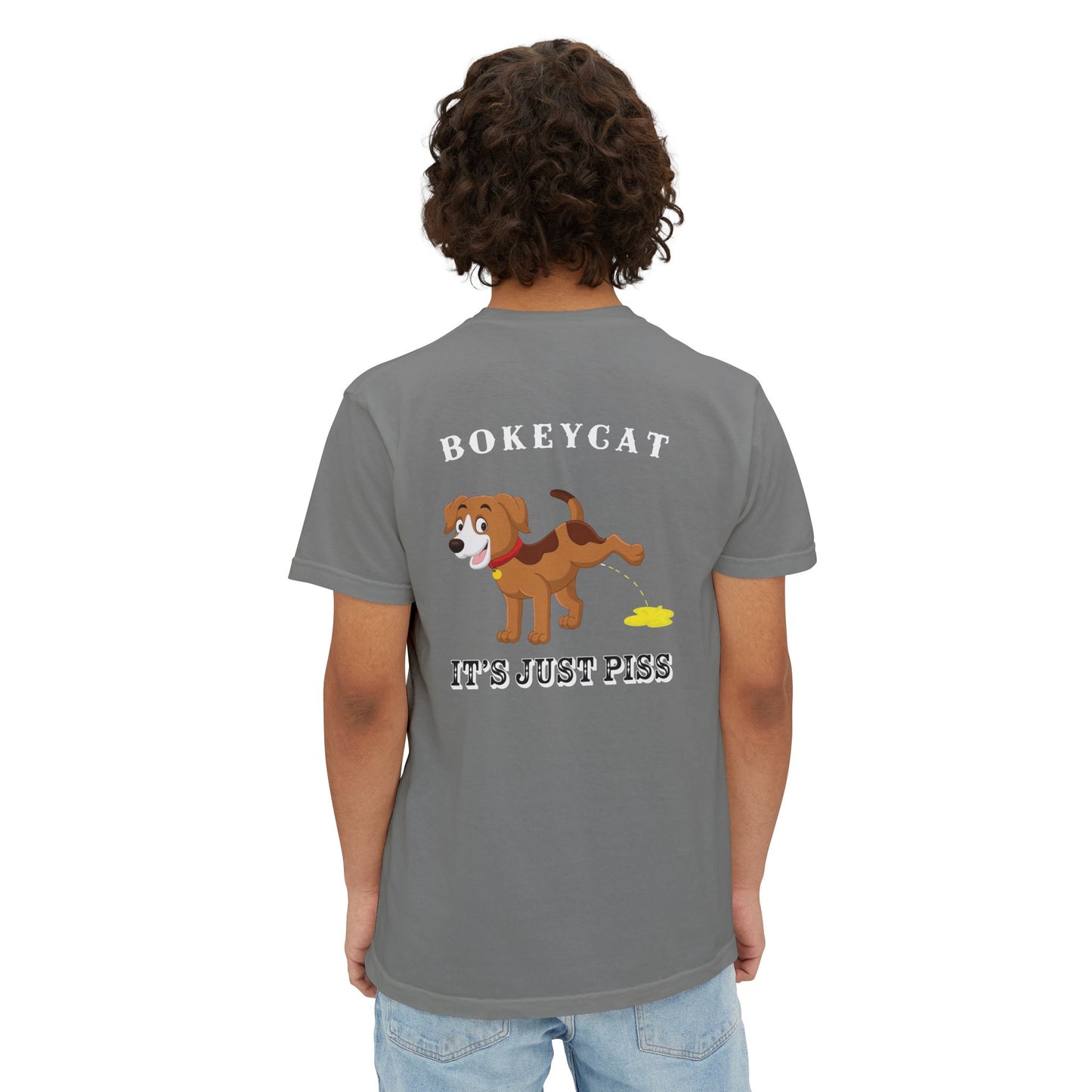 BokeyCat  "It's Just Piss" Pocket T-Shirt