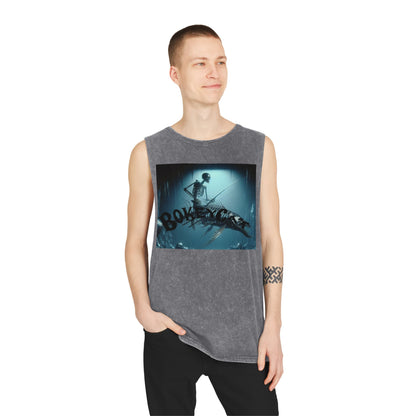 BokeyCat Unisex Stonewash Tank Top