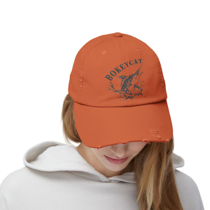 BokeyCat Unisex Distressed Cap