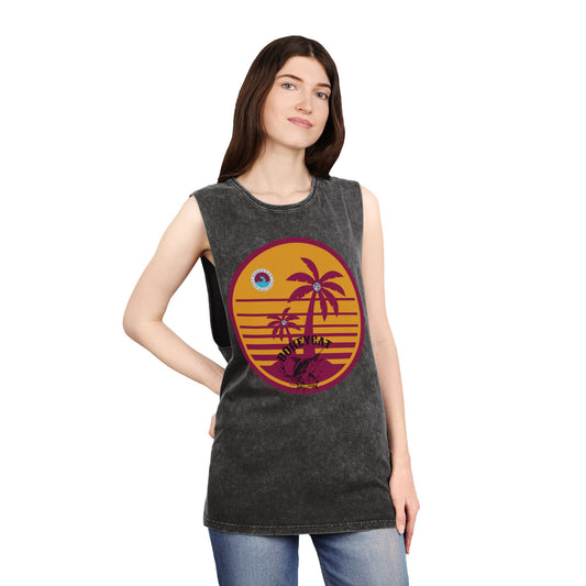 BokeyCat Unisex Stonewash Tank Top
