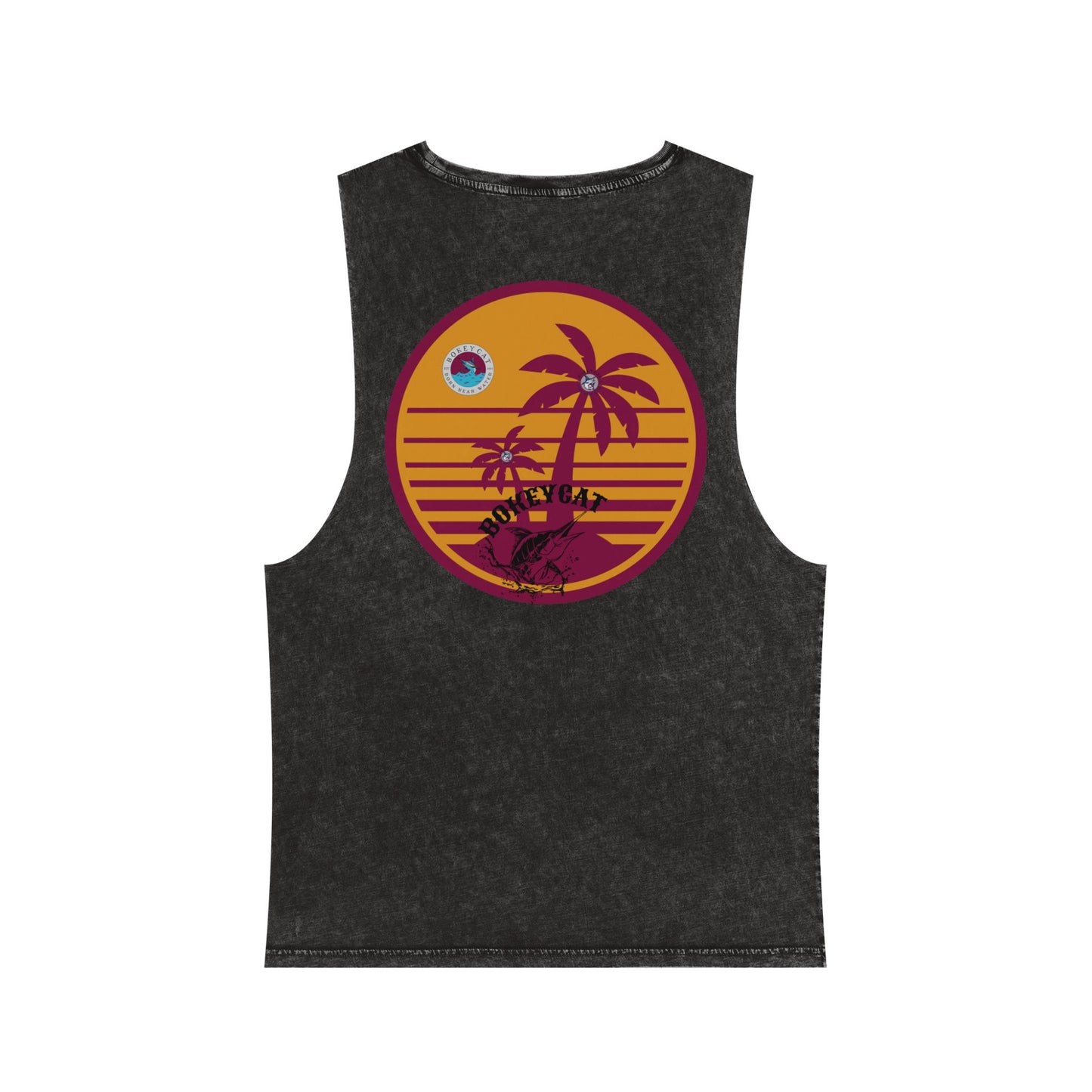 BokeyCat Unisex Stonewash Tank Top