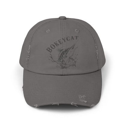 BokeyCat Unisex Distressed Cap