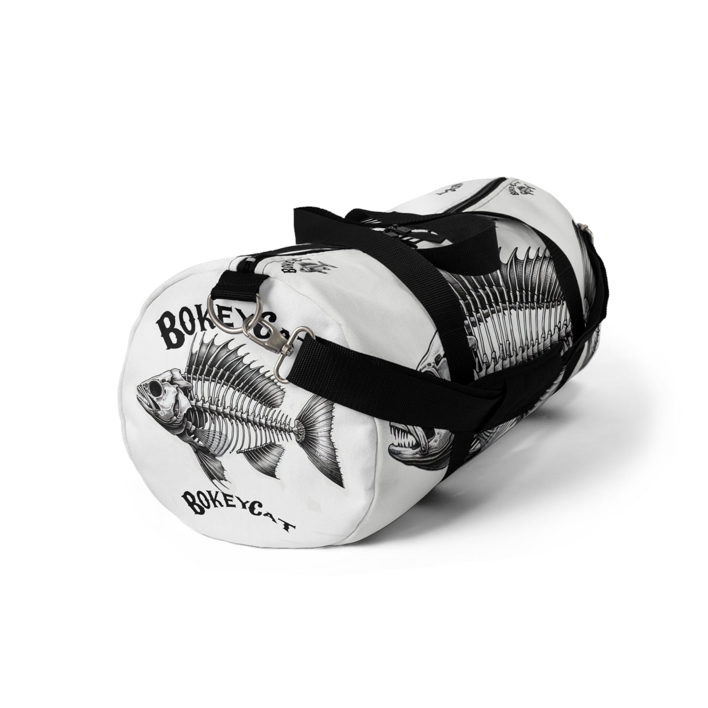 BokeyCat Bones Duffel Bag, Gym Bag, Fishing Gear Bag