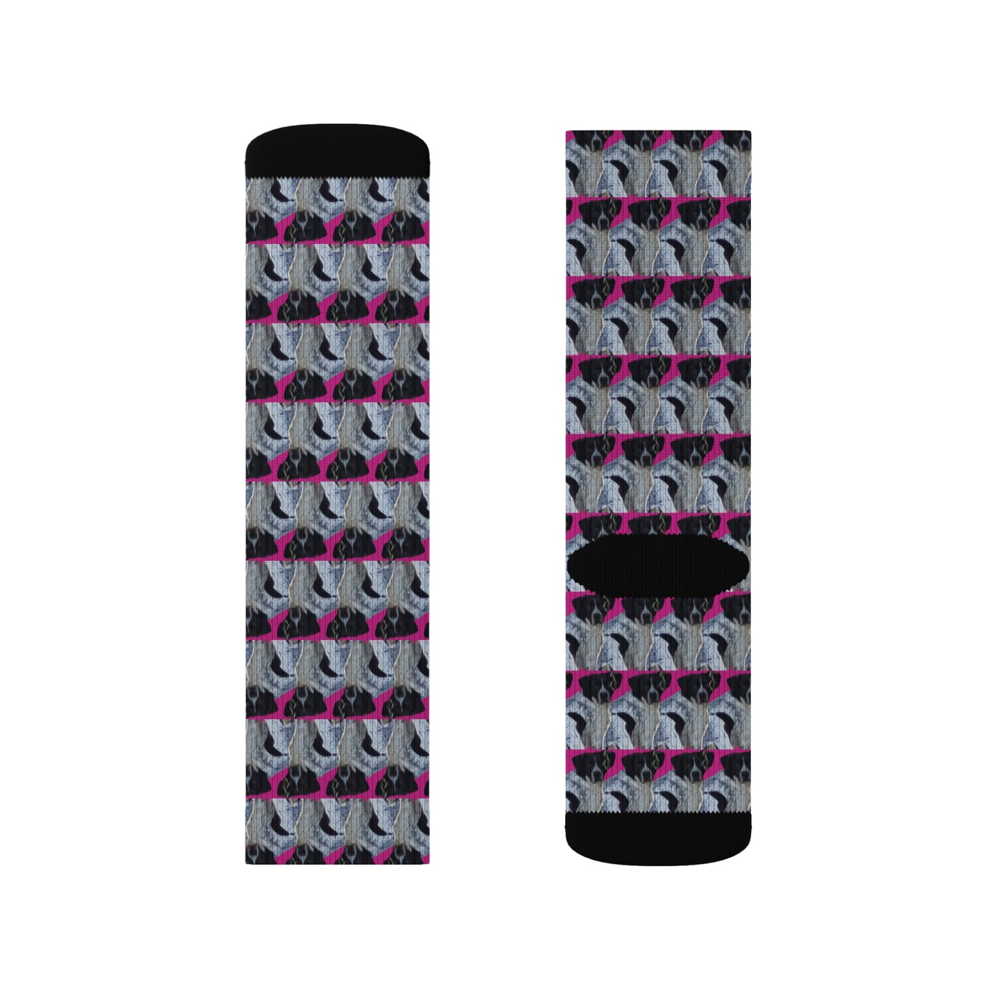 BokeyCat Sublimation Socks.       (Chloe Collection)