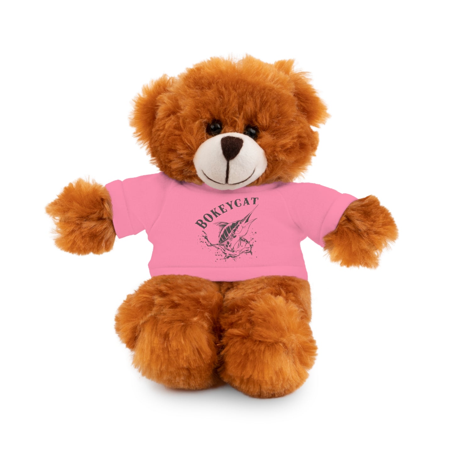 BokeyCat Stuffed Animals w Tee Shirt