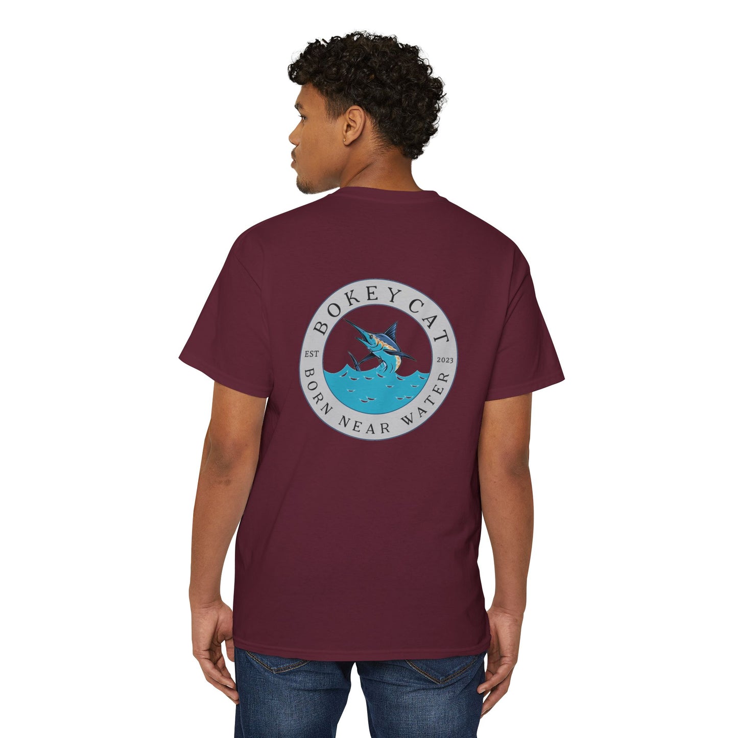 BokeyCat Unisex Heavy Cotton Pocket Tee